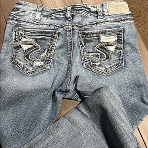 Suki bootcut silver jeans